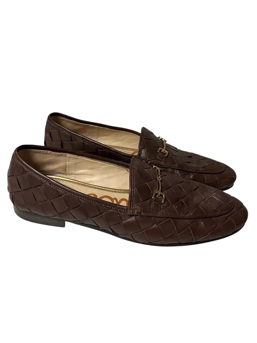 Sam Edelman Loraine Woven Bit Leather Loafers 10.5